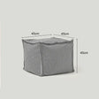 WEIWU Felix Rectangular Footstool Sofa from WEIWU