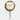 MANDELA Alhambra Creamy Artistic Minimalist Wall Clock from MANDELA