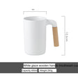TIANRUN Lystra Elegant Ceramic Natural Wood Mouthwash Set from TIANRUN