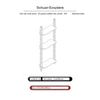 TELLS Anahita Vintage Modular Bookshelf System from TELLS