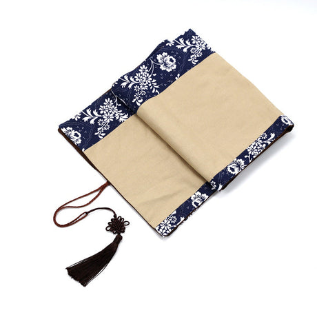 PAULOWNIA Isolde Elegant Cotton Linen Table Flag Cushion from PAULOWNIA