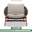 DIME GARDEN Valois Waterproof Sunscreen Outdoor Sofa from DIME GARDEN