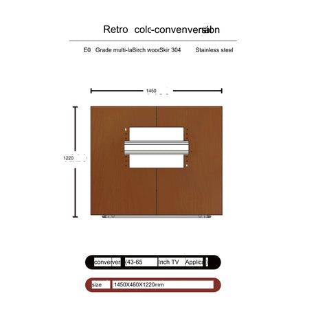 TELLS Santiago Sleek Minimalist TV Stand from TELLS