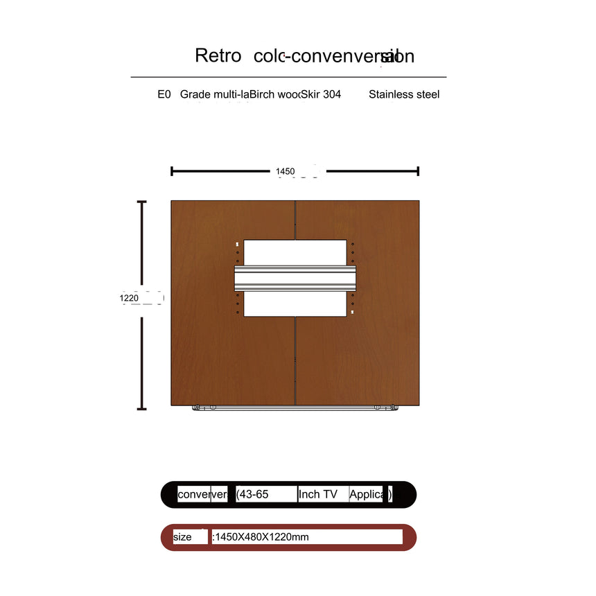 TELLS Santiago Sleek Minimalist TV Stand from TELLS