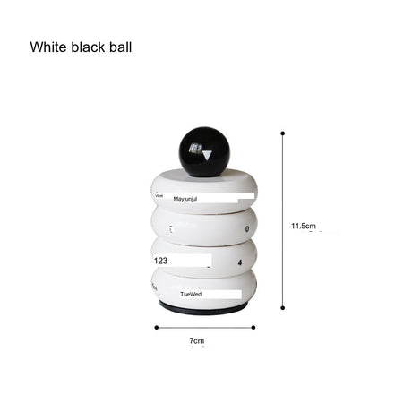 EPIUS Freya Nordic Chic Rotating Resin Desk Calendar from EPIUS