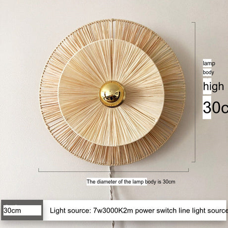 MAILANG Hiroshi Vintage Aesthetic Straw Decorations for Living Room Ceiling. from MAILANG