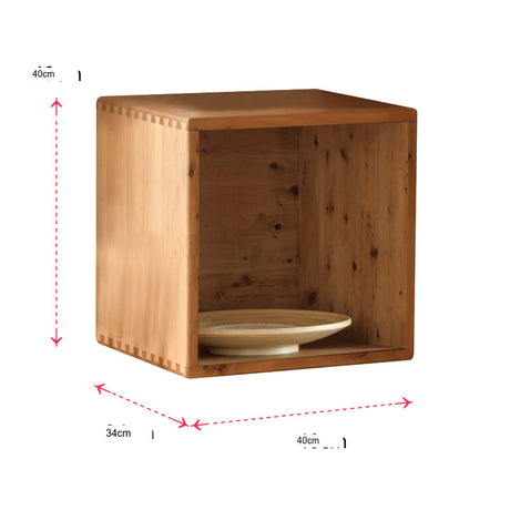 BAIYA SHUNAN Akira Elegant Natural Wood Storage Bookshelf from BAIYA SHUNAN