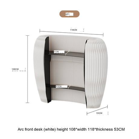 SHIBA Isambard Modern Minimalist Reception Desk from SHIBA