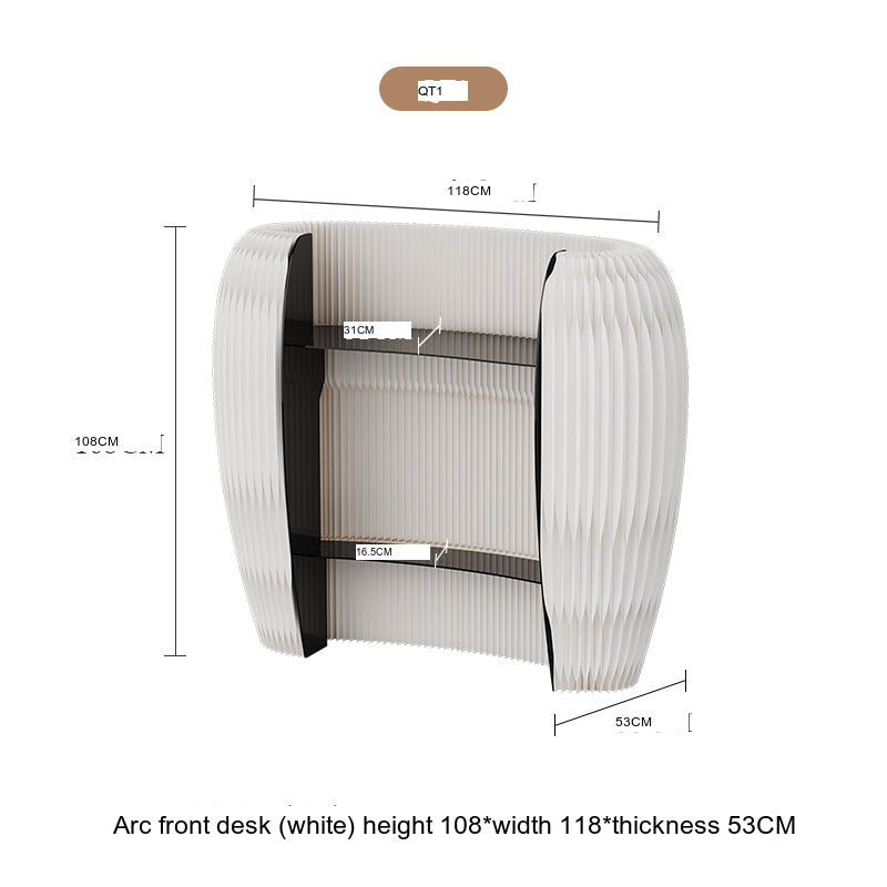 SHIBA Isambard Modern Minimalist Reception Desk from SHIBA