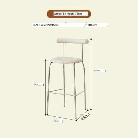 NIYE Solene Modern Chic Luxury High Stool from NIYE