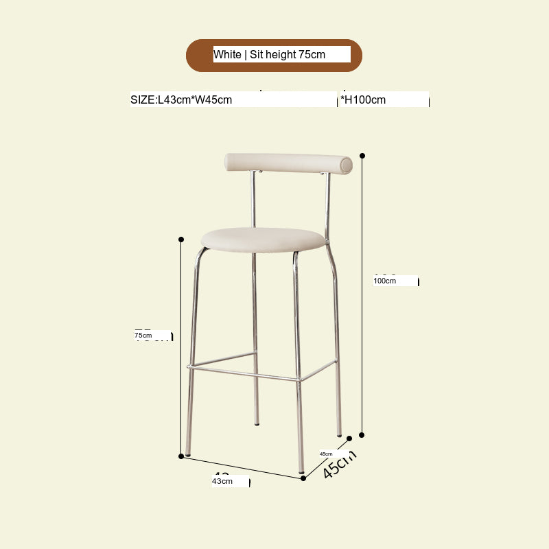 NIYE Solene Modern Chic Luxury High Stool from NIYE