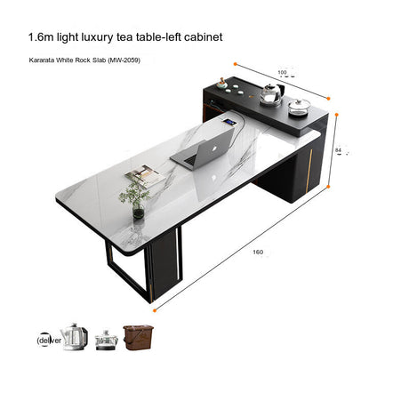 QUANMU Takumi Sleek Integrated Modern Tea Table Desk from QUANMU