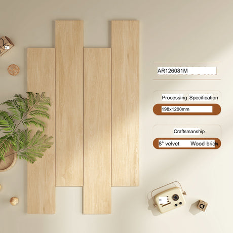 LOFTWELL Isolde Luxe Soft Velvet Wood Grain Tiles from LOFTWELL