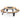 DIME GARDEN Marisol Elegant Dining Set with Umbrella Kit from DIME GARDEN