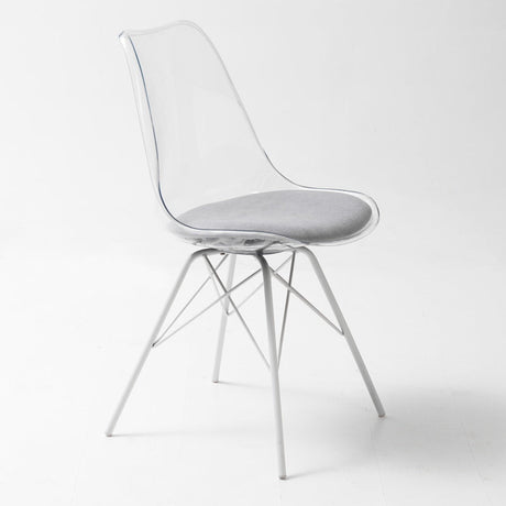 A&D Lysander Stylish Acrylic High Chair from A&D