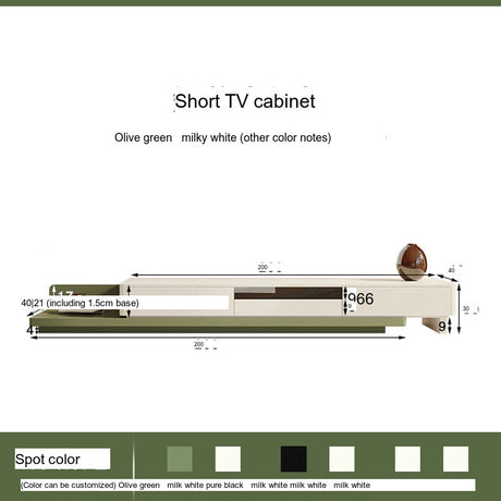 KOCU HOME Alaric Sleek Solid Wood TV Cabinet Set from KOCU HOME