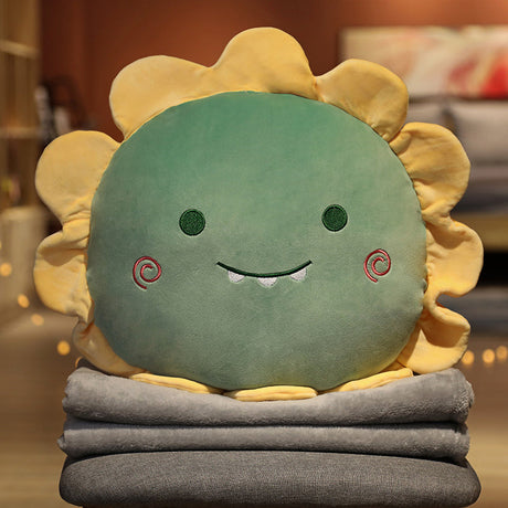 DANDELION Marisol Cozy Cartoon Coral Flannel Summer Towel from DANDELION