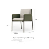 MOXER Alhambra Elegant Premium Leather Dining Chair from MOXER