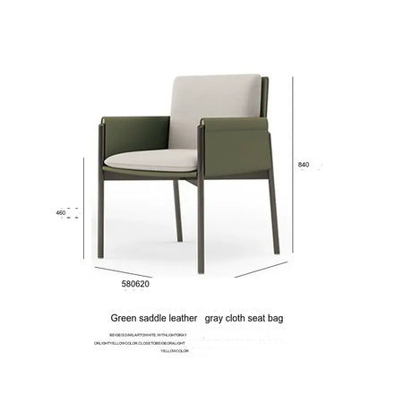 MOXER Alhambra Elegant Premium Leather Dining Chair from MOXER