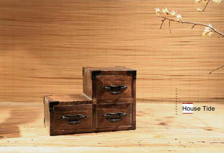 PAULOWNIA Lucinda Elegant Wooden Jewelry Storage Box from PAULOWNIA