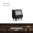 MOYU Harukaze Solid Wood Minimalist Bedside Cabinet from MOYU