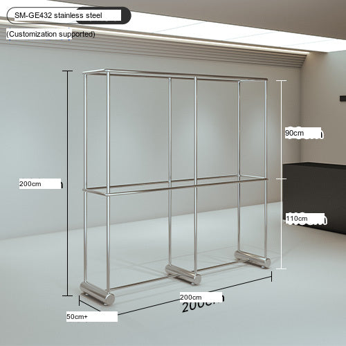 SM Charlotte Double-Layer Clothing Hanger Stand from SM