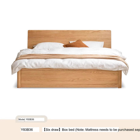 GENJI Takamatsu Elegant Solid Wood Drawer Bed from GENJI