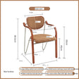 NIYE Isolde Rustic Comfort Dining Chair from NIYE