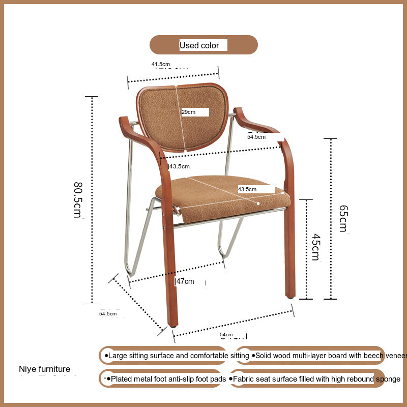 NIYE Isolde Rustic Comfort Dining Chair from NIYE
