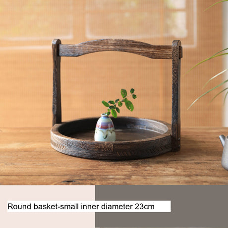 PAULOWNIA Yamaguchi Vintage Solid Wood Tray from PAULOWNIA