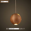BOJI Kylana Stylish Wooden Coffee Ceiling Lamp from BOJI