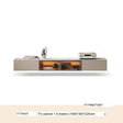 GENJI Kaelin Modern Solid Wood Wall-Mounted TV Cabinet with Light from GENJI