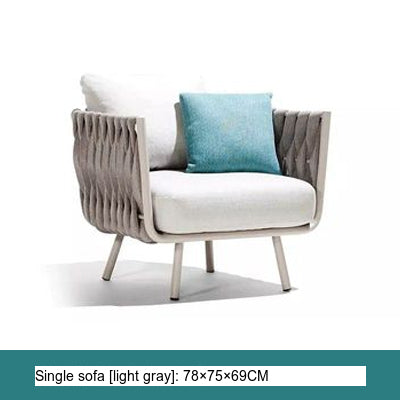 RATTAN SPACE Alhambra Waterproof Nordic Garden Chair Set from RATTAN SPACE