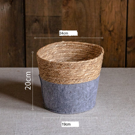 JUHAN Kaori Elegant Floral Storage Round Basket from JUHAN
