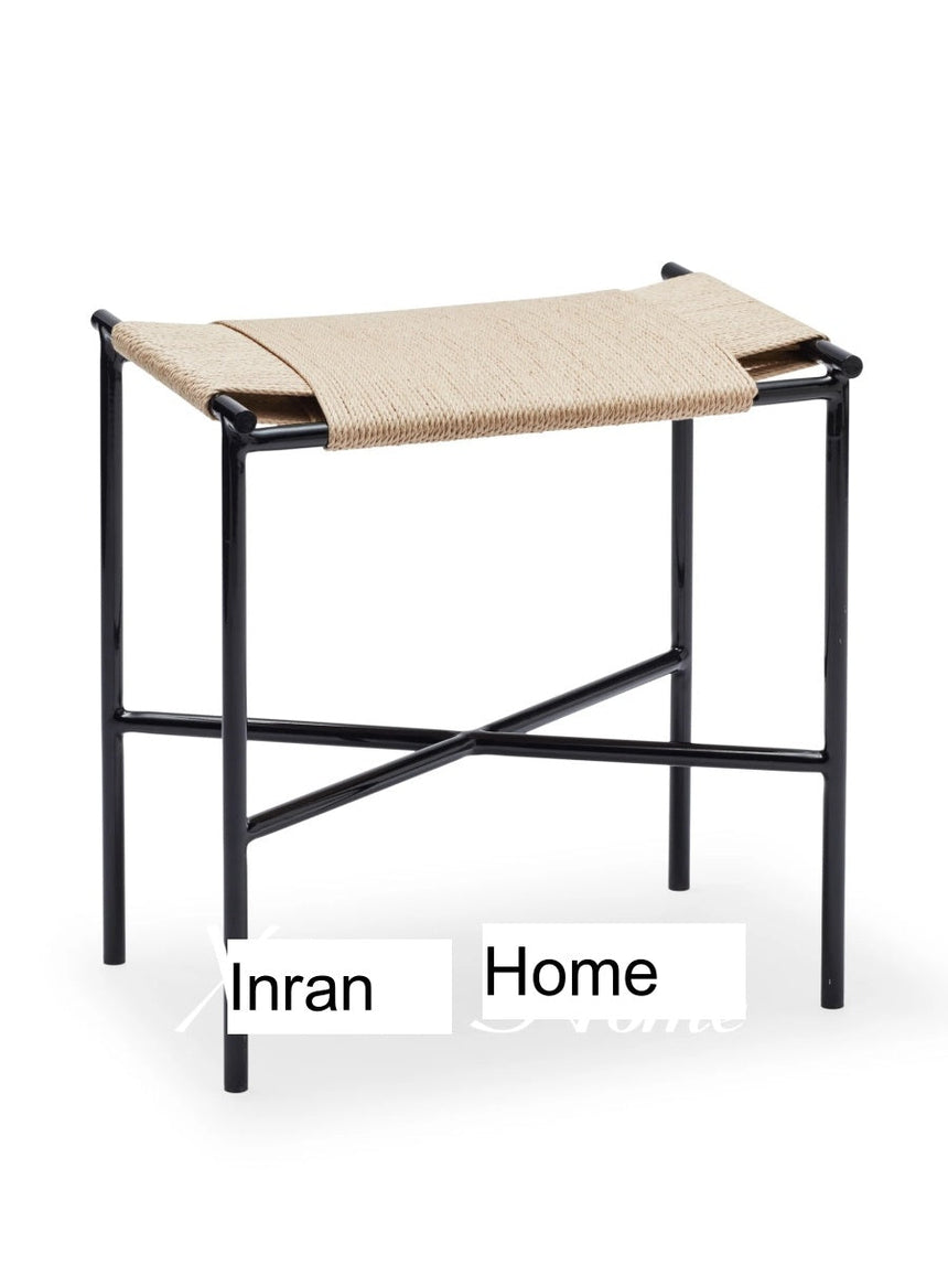 GENJI Haruki Minimalist Rope Makeup Stool from GENJI