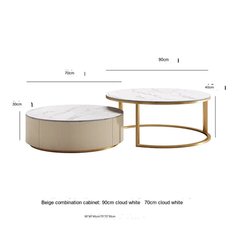 XIMIKA Isolde Sleek Glass Minimalist Coffee Table from XIMIKA