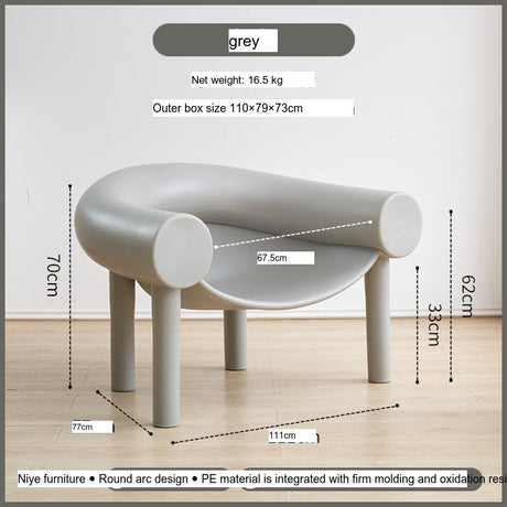 NIYE Yamaguchi Modern Cozy Design Horseshoe Chair from NIYE
