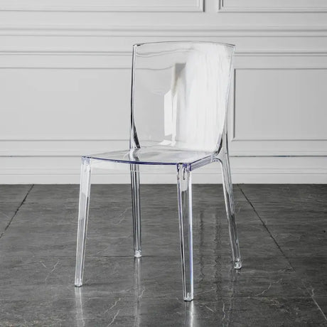 ABOUT WHITE Elowen Transparent Acrylic Dining Chair from ABOUT WHITE