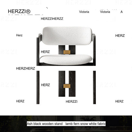 HERZZI Gwendolyn Elegant Solid Wood Dining Chair from HERZZI