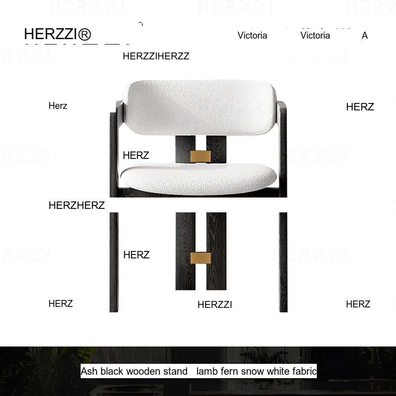 HERZZI Gwendolyn Elegant Solid Wood Dining Chair from HERZZI