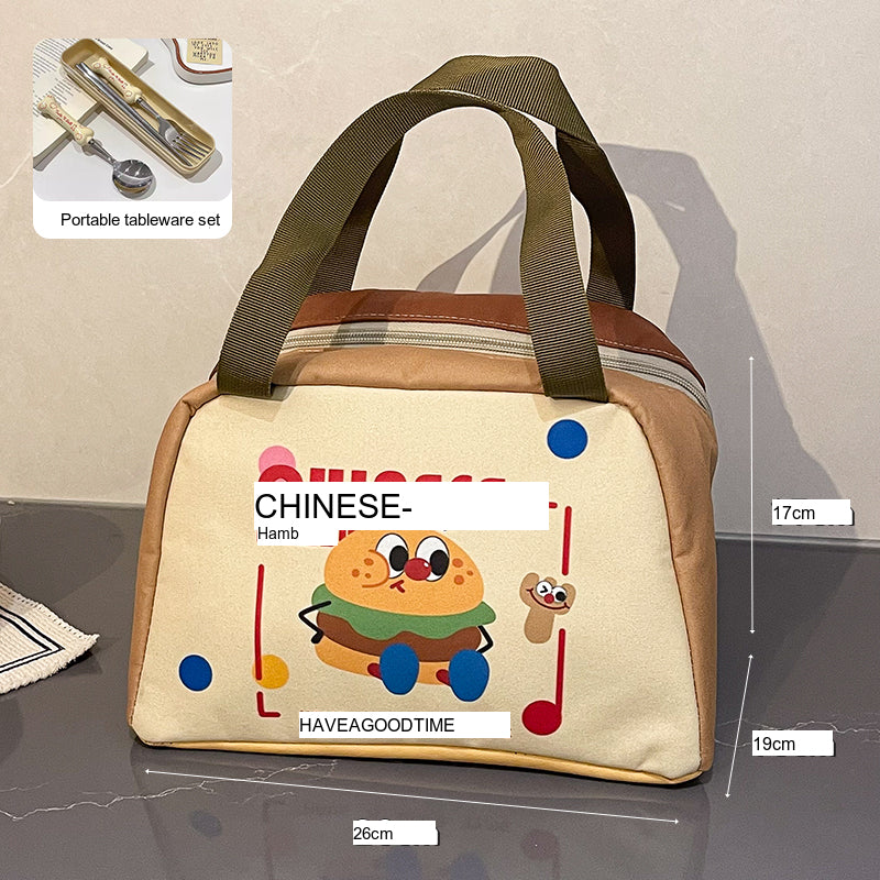 MI XIAOXIAO Aisling Insulated Waterproof Lunchbox Bag for Students from MI XIAOXIAO