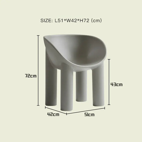 LAZYSPACE Zoey Elephant Legs Chair from LAZYSPACE