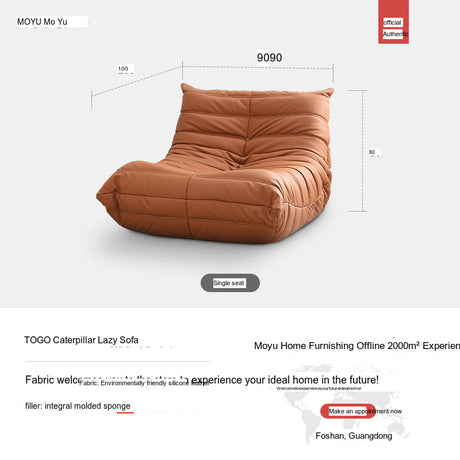 MOYU Azura Plush Velvet Arc Chair from MOYU