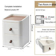 NIYE Yamanashi Elegant Minimalist Storage Nightstand from NIYE
