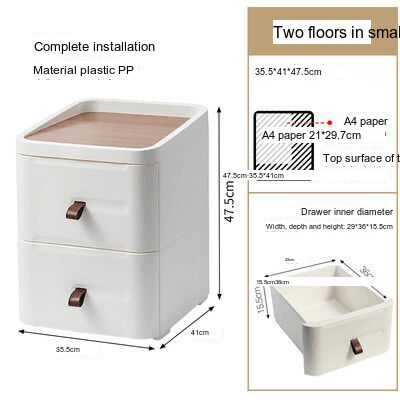 NIYE Yamanashi Elegant Minimalist Storage Nightstand from NIYE
