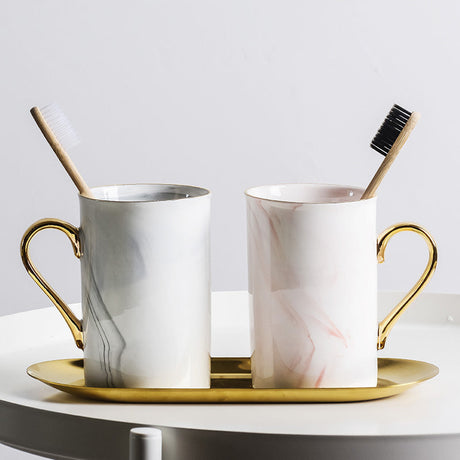 TIANRUN Elowen Chic Scandinavian Ceramic Set for Beloved Toothbrush Nordic Style from TIANRUN