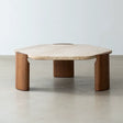 SOOGOOD Kaori Elegant Natural Travertine Coffee Table from SOOGOOD