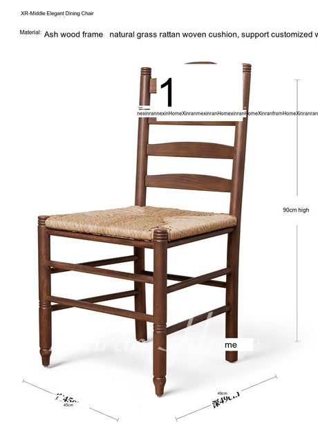 GENJI Alaric Rustic Comfort Dining Chair from GENJI