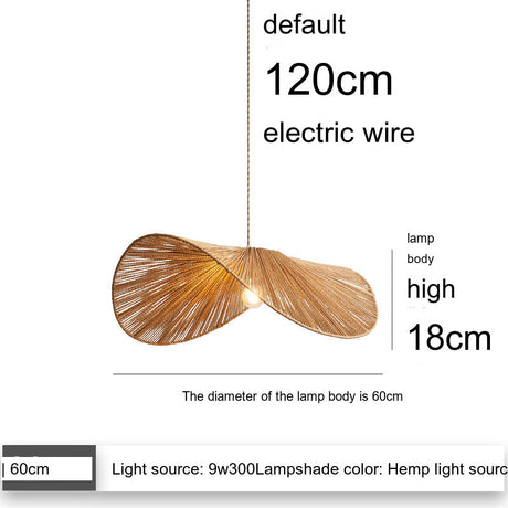 MAILANG Haruki Vintage Woven Ceiling Lamp from MAILANG