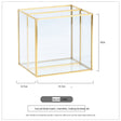 TIANRUN Kalliope Stylish Gold Storage Jewelry Box from TIANRUN